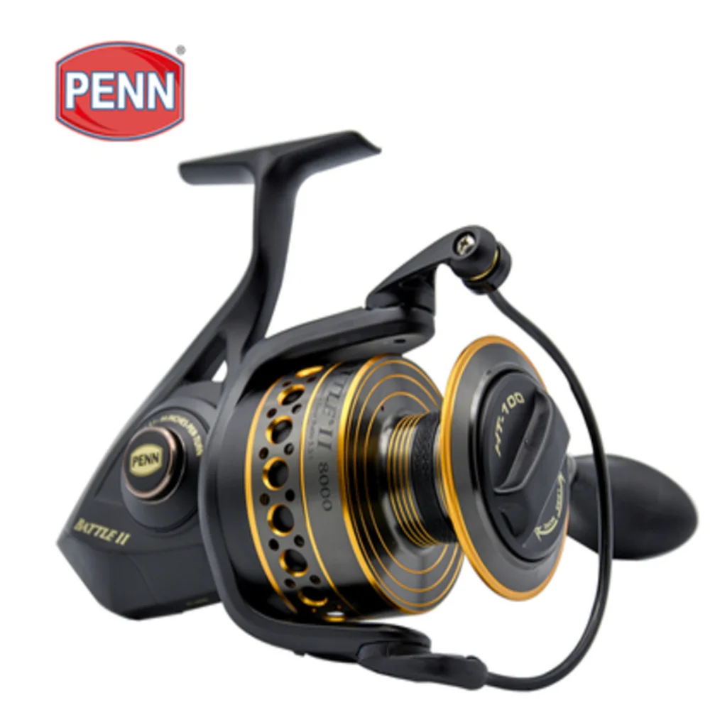 Оригинальный PENN битва II BTL 3000 8000 Спиннинг рыболовная Катушка 6BB Большой Морской