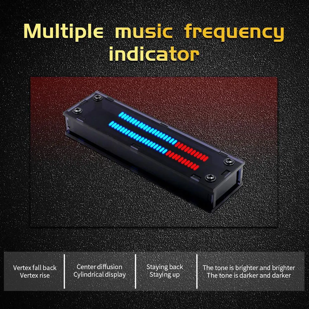 VHM-902 Dual 30 Level Indicator LED Stereo Amplifier Board Music Frenquency Indicator Music Breathing Light Used In Mono Mode
VHM-902 Dual 30 Level Indicator LED Stereo Amplifier Board Music Frenquency Indicator Music Breathing Light Used In Mono Mode