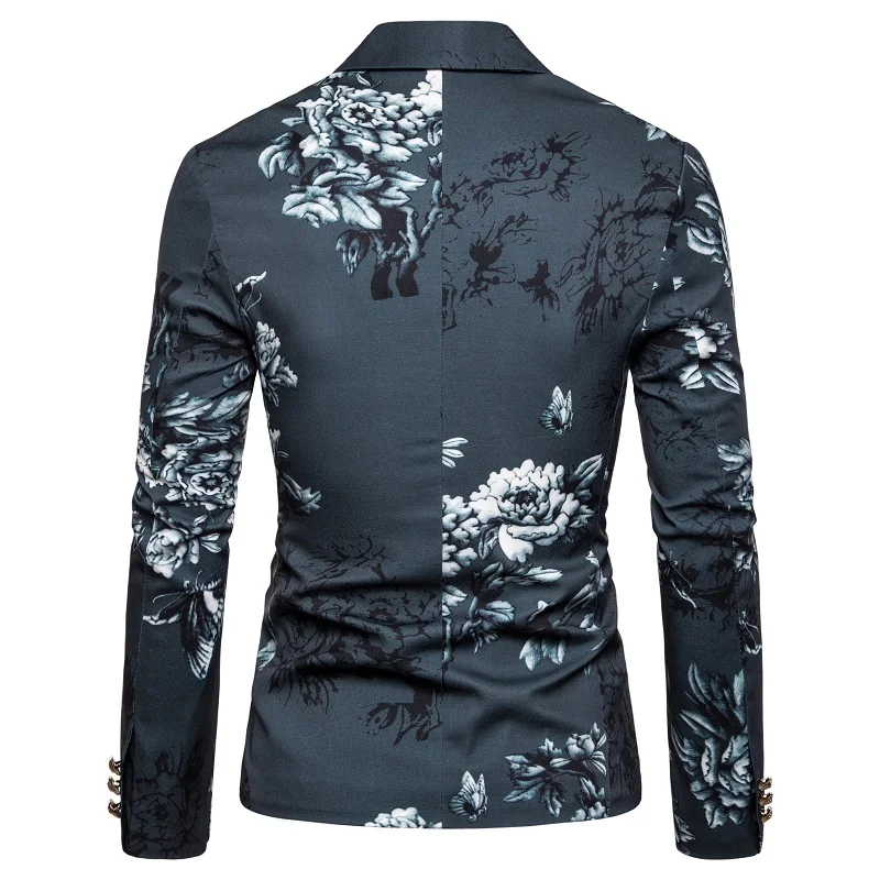 Men Blazers Slim Fit Long Sleeve Casual Business Floral Printed Men Suit Jackets One Button Formal Jacket Tops
Men Blazers Slim Fit Long Sleeve Casual Business Floral Printed Men Suit Jackets One Button Formal Jacket Tops