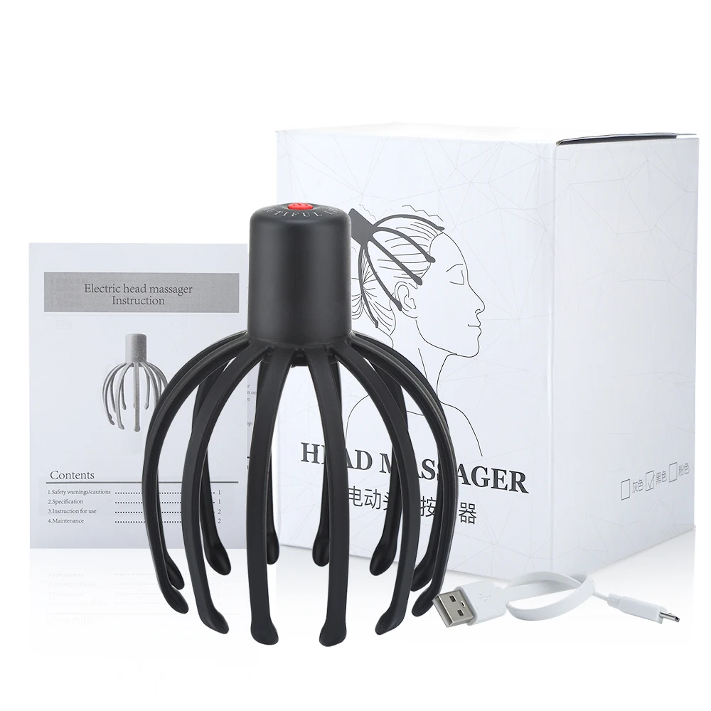 Head Relax Massager Healing Neck Claw Massage Anti-stress Pain Relief Electric Octopus Claw Scalp Massager Blood Circulate
Head Relax Massager Healing Neck Claw Massage Anti-stress Pain Relief Electric Octopus Claw Scalp Massager Blood Circulate