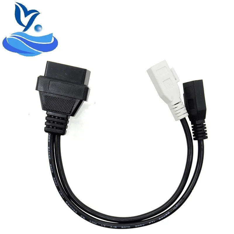 2P + к 16-контактному гнездовому разъему OBD2 кабель Адаптер VAG 2X2 OBD1 автомобильный