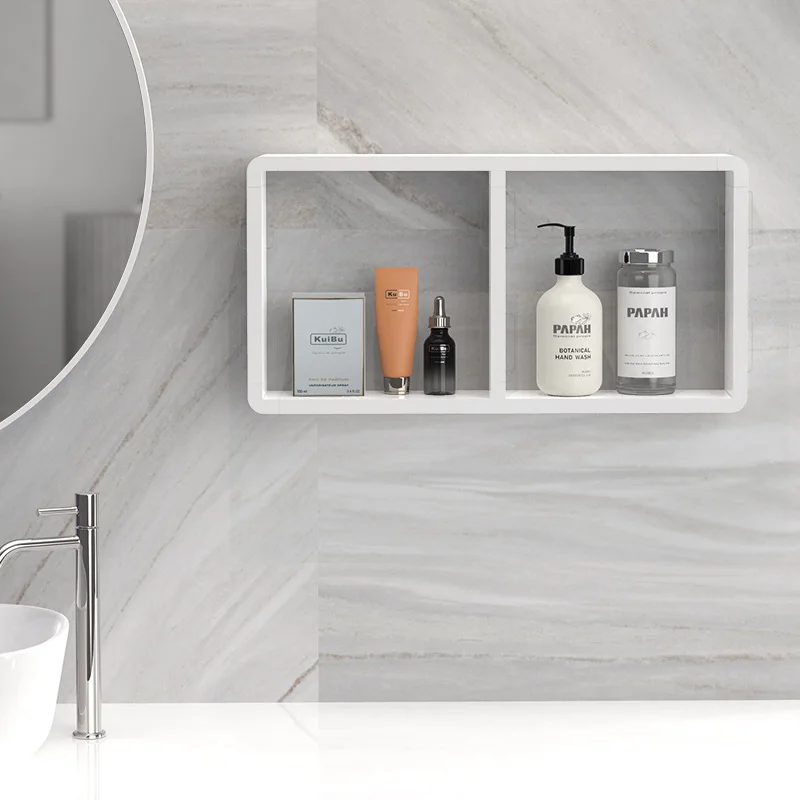 Bathroom Shelves Kitchen Wall Mounts Rack Storage Organizer Waterproof Multi-layer Combination Holder Decoration Finishing Frame 
Bathroom Shelves Kitchen Wall Mounts Rack Storage Organizer Waterproof Multi-layer Combination Holder Decoration Finishing Frame