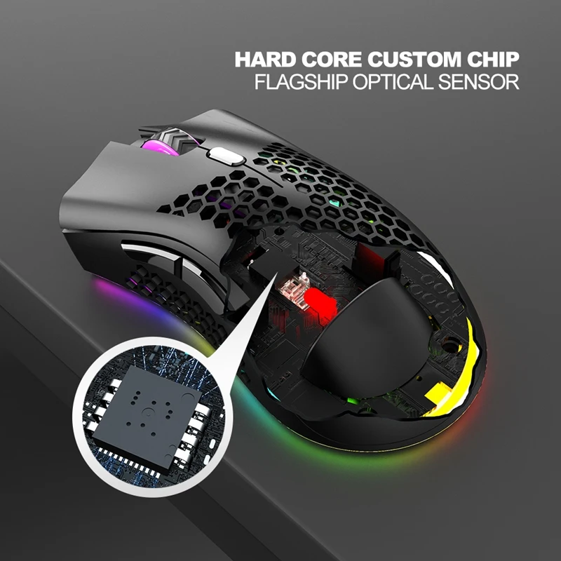 Yindiao A3 Series Wireless Mouse, Charging Hole Hollow E-Sports Game Rgb Silent Mouse, Suitable For Game Lovers
Yindiao A3 Series Wireless Mouse, Charging Hole Hollow E-Sports Game Rgb Silent Mouse, Suitable For Game Lovers