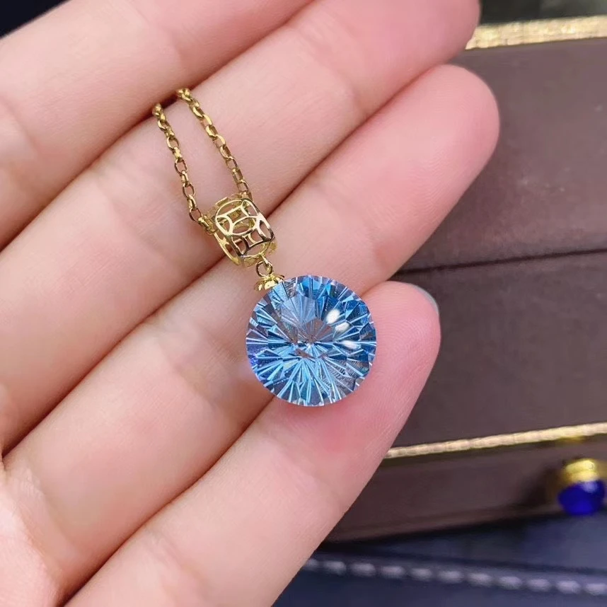 12x12mm size topaz gemstone pendant for women necklace real 18K gold pendant natural gem good craftmanship best gift
12x12mm size topaz gemstone pendant for women necklace real 18K gold pendant natural gem good craftmanship best gift