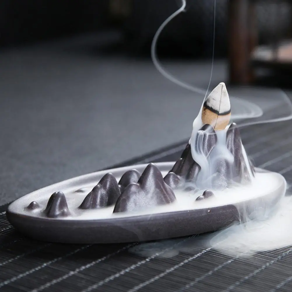 HOT SALES!!! Teahouse Waterfall Lotus Backflow Incense Burner Ceramic Censer Home Decoration
HOT SALES!!! Teahouse Waterfall Lotus Backflow Incense Burner Ceramic Censer Home Decoration
