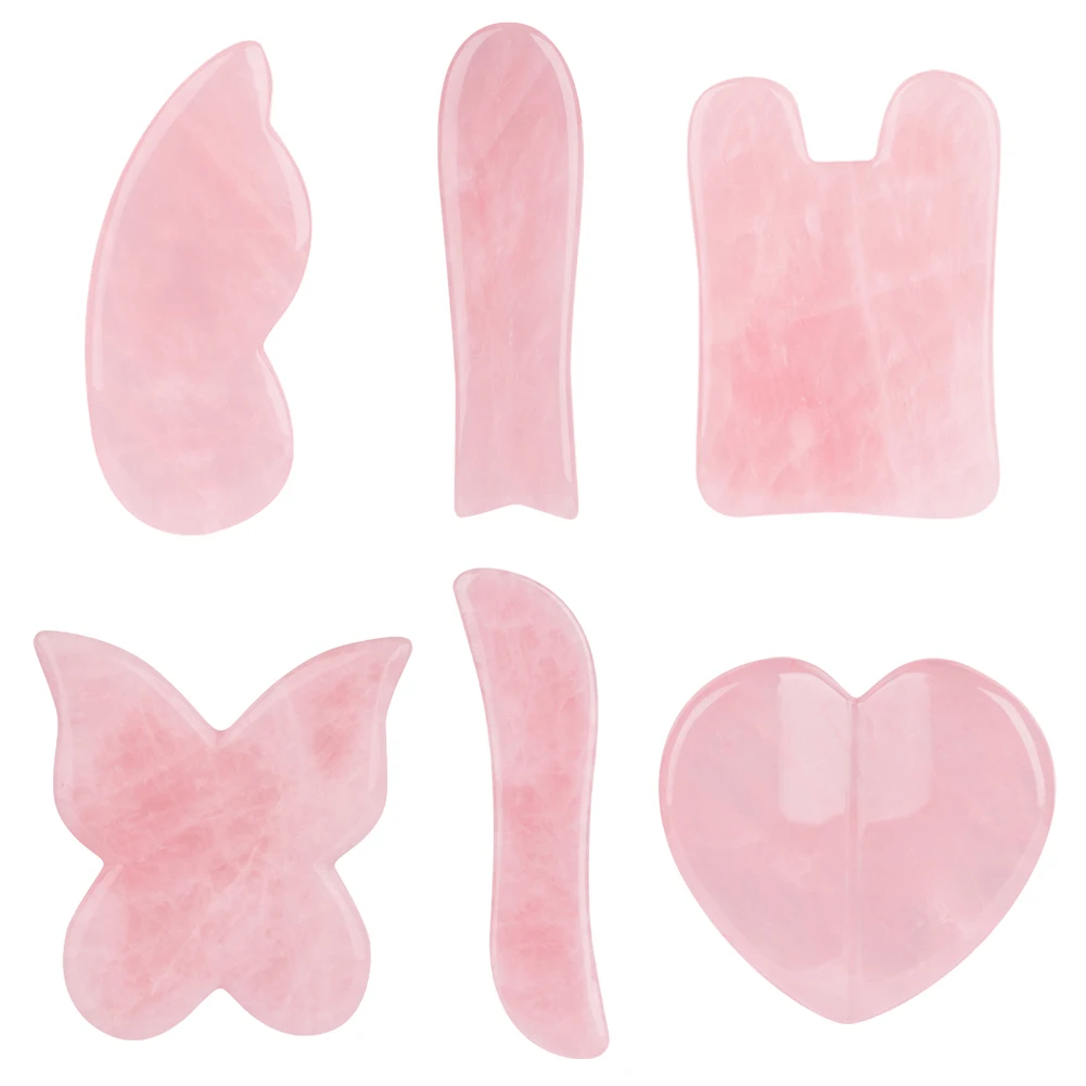 Natural Rose Jade Roller Face Massage Gua Sha Board Crystal Stone Jade Massager Body Facial Eye Scraping Acupuncture Face Lift
Natural Rose Jade Roller Face Massage Gua Sha Board Crystal Stone Jade Massager Body Facial Eye Scraping Acupuncture Face Lift