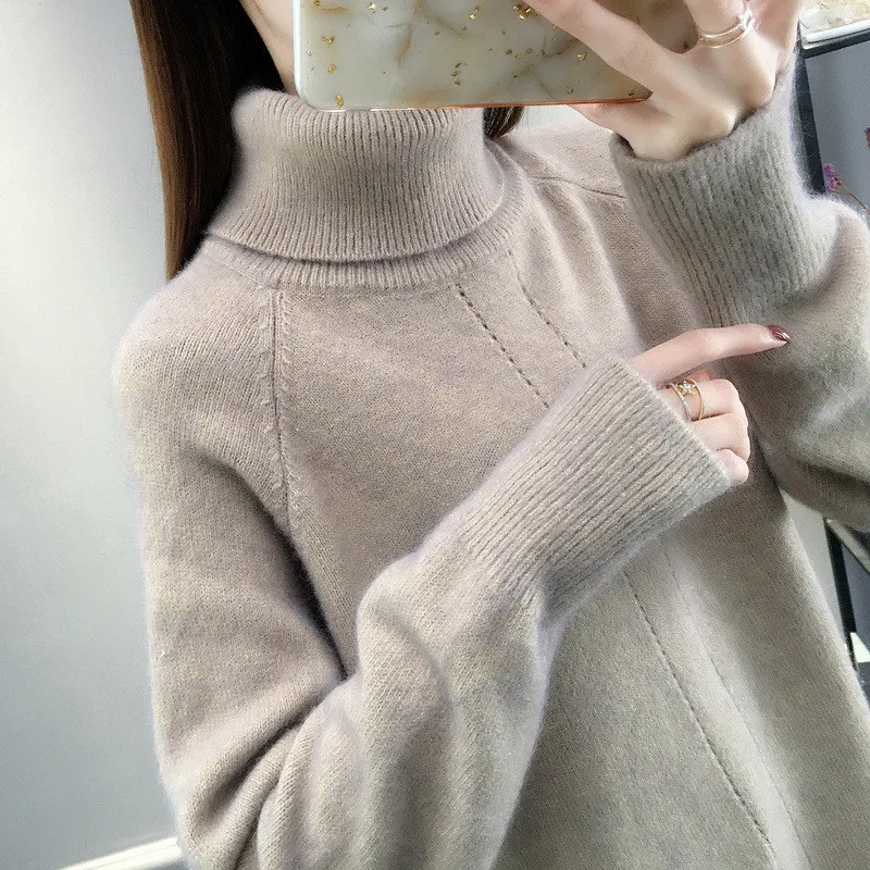 2019 Autumn winter turtleneck sweater women thicken knit pullover long sleeve Thicken bottoming shirt students casual tops A2959
2019 Autumn winter turtleneck sweater women thicken knit pullover long sleeve Thicken bottoming shirt students casual tops A2959
