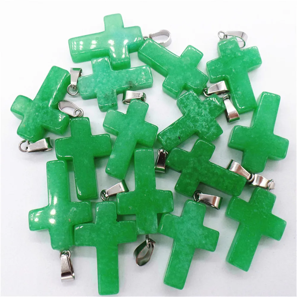 50Pcs 25x18x6mm Wholesale Green Malay Jade Cross Pendant Bead DIY Earrings Handmade Jewelry Accessories S652
50Pcs 25x18x6mm Wholesale Green Malay Jade Cross Pendant Bead DIY Earrings Handmade Jewelry Accessories S652