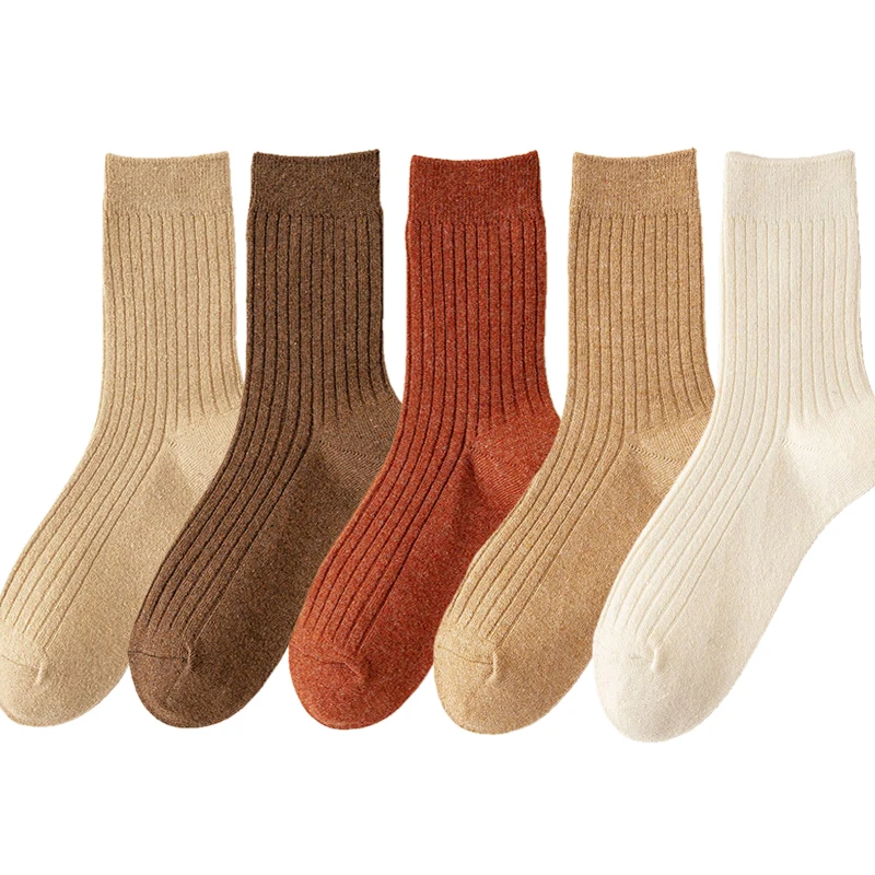 5 Pairs/ Lot Wool Socks For Women Autumn Winter Warm Casual Color Thick Wool Long Socks For Girls High Quality Women's Socks
5 Pairs/ Lot Wool Socks For Women Autumn Winter Warm Casual Color Thick Wool Long Socks For Girls High Quality Women's Socks