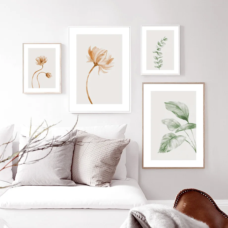 Minimalist Elegant Flower Leaves Canvas Poster Wall Art Picture For Living Room Nordic Home Decoration Canvas Painting 
Minimalist Elegant Flower Leaves Canvas Poster Wall Art Picture For Living Room Nordic Home Decoration Canvas Painting