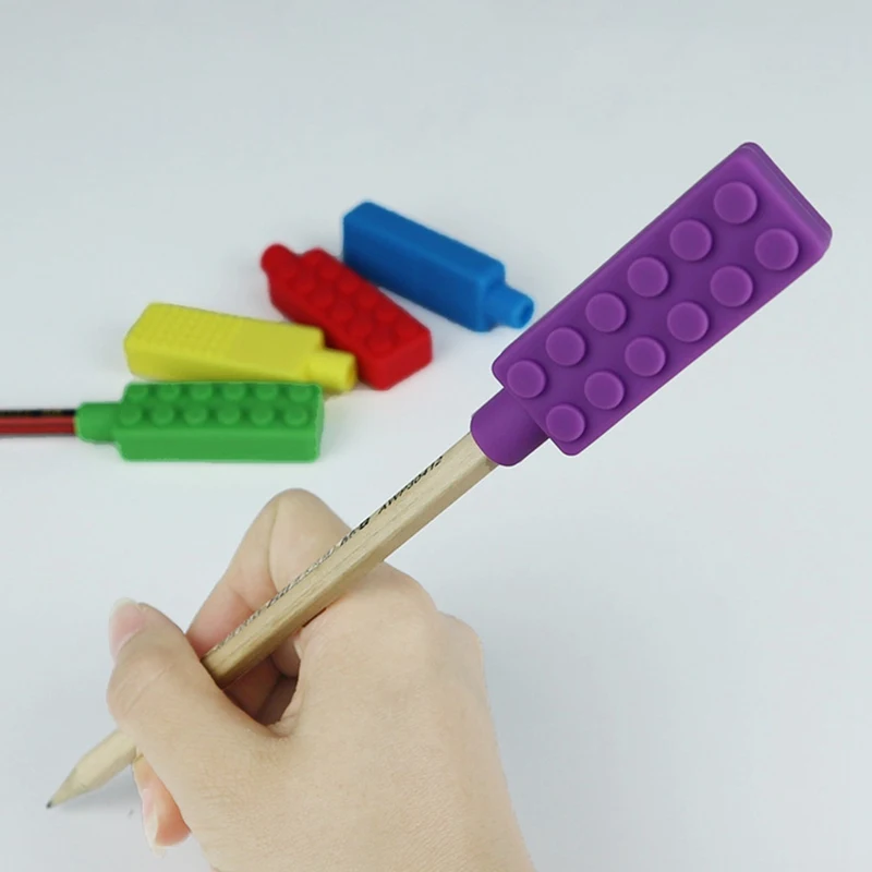 Chewable Pencil Topper Bite Silicone Teether Pencil Cap Sensory Toy for Kids Children Autism ADHD Chew Teether
Chewable Pencil Topper Bite Silicone Teether Pencil Cap Sensory Toy for Kids Children Autism ADHD Chew Teether