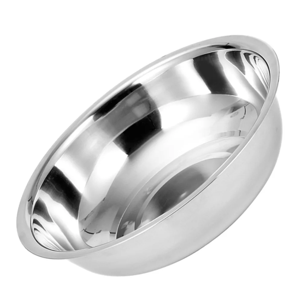 1pc Salad Mixing Bowl Stainless Steel Tableware Vegetable Washing Basin 
1pc Salad Mixing Bowl Stainless Steel Tableware Vegetable Washing Basin
