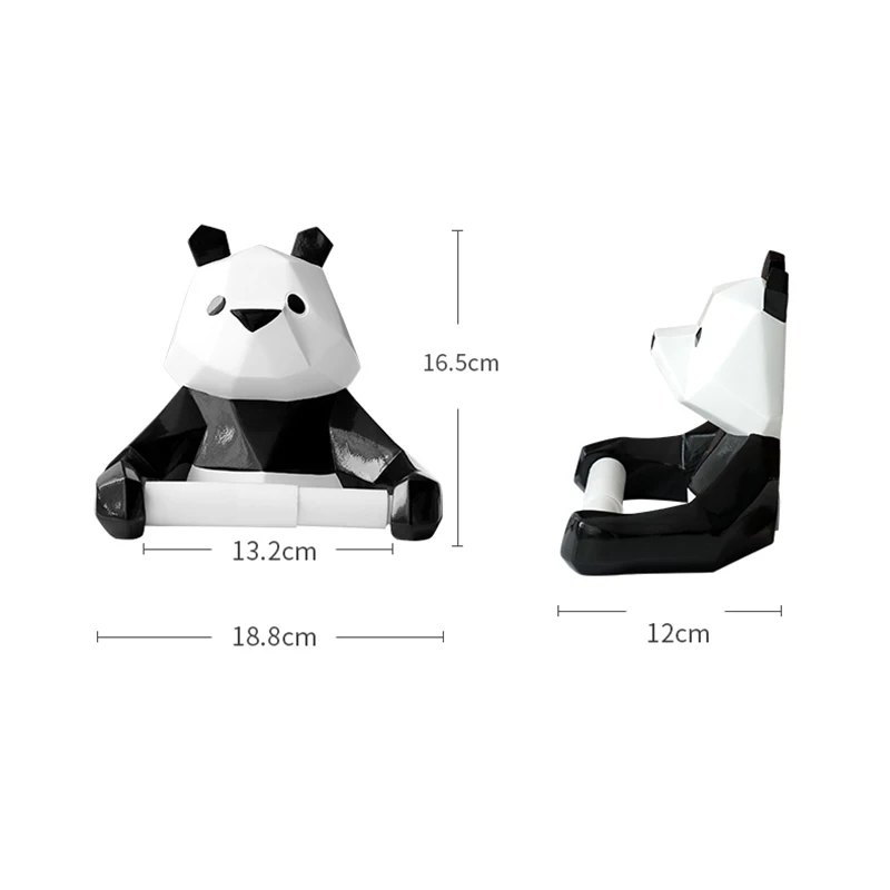 Resin Panda Figurin Roll Toilet Tissue holder Wall Mounted Tissue Holder Paper Tissue box Holder Bathroom Decoration Tissue Box
Resin Panda Figurin Roll Toilet Tissue holder Wall Mounted Tissue Holder Paper Tissue box Holder Bathroom Decoration Tissue Box