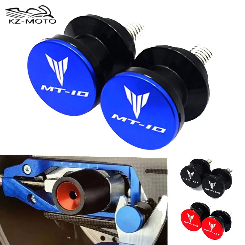 NEW For YAMAHA MT-10 MT10 mt-10 2015-2017 Motorcycle Accessories CNC Aluminum 6MM Swingarm Spools Stand Screws Slider With Logo
NEW For YAMAHA MT-10 MT10 mt-10 2015-2017 Motorcycle Accessories CNC Aluminum 6MM Swingarm Spools Stand Screws Slider With Logo