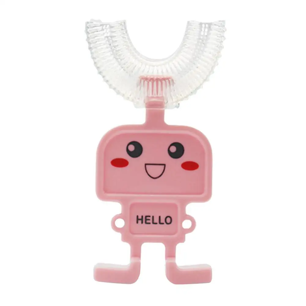 Toddler Toothbrush 360 Oral Teeth Cleaning Children U Shape Toothbrush Robot And Birds Food Grade Kids U Shaped Toothbrush Fo
Toddler Toothbrush 360 Oral Teeth Cleaning Children U Shape Toothbrush Robot And Birds Food Grade Kids U Shaped Toothbrush Fo