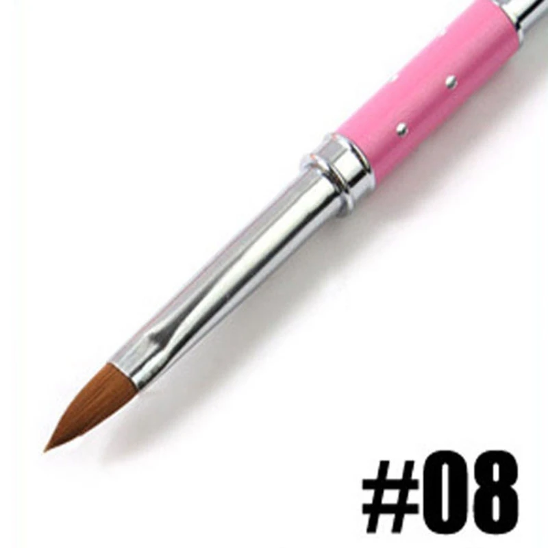 Acrylic Nail Brush Flat Round Sable Nail Art Gel Brush Manicure Brush with Handle Nail Brush
Acrylic Nail Brush Flat Round Sable Nail Art Gel Brush Manicure Brush with Handle Nail Brush