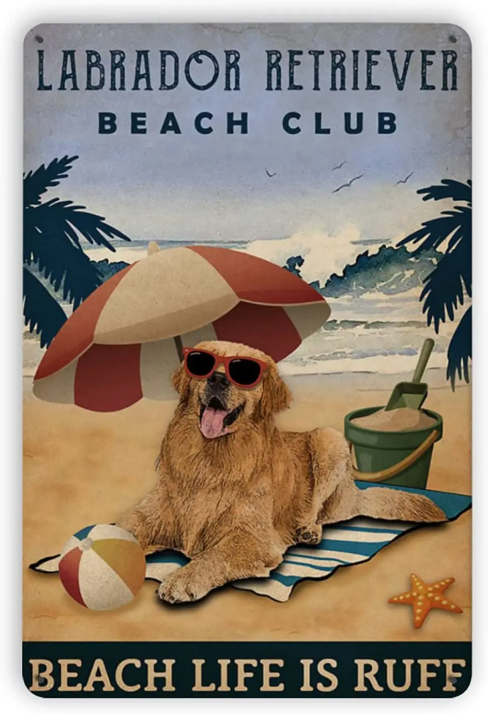 Kegill Beach Life Funny Dog Vintage Tin Signs Iron Painting Plaque Metal Sign Decor Home Garden Patio Wall Decoration Bar Decor
Kegill Beach Life Funny Dog Vintage Tin Signs Iron Painting Plaque Metal Sign Decor Home Garden Patio Wall Decoration Bar Decor