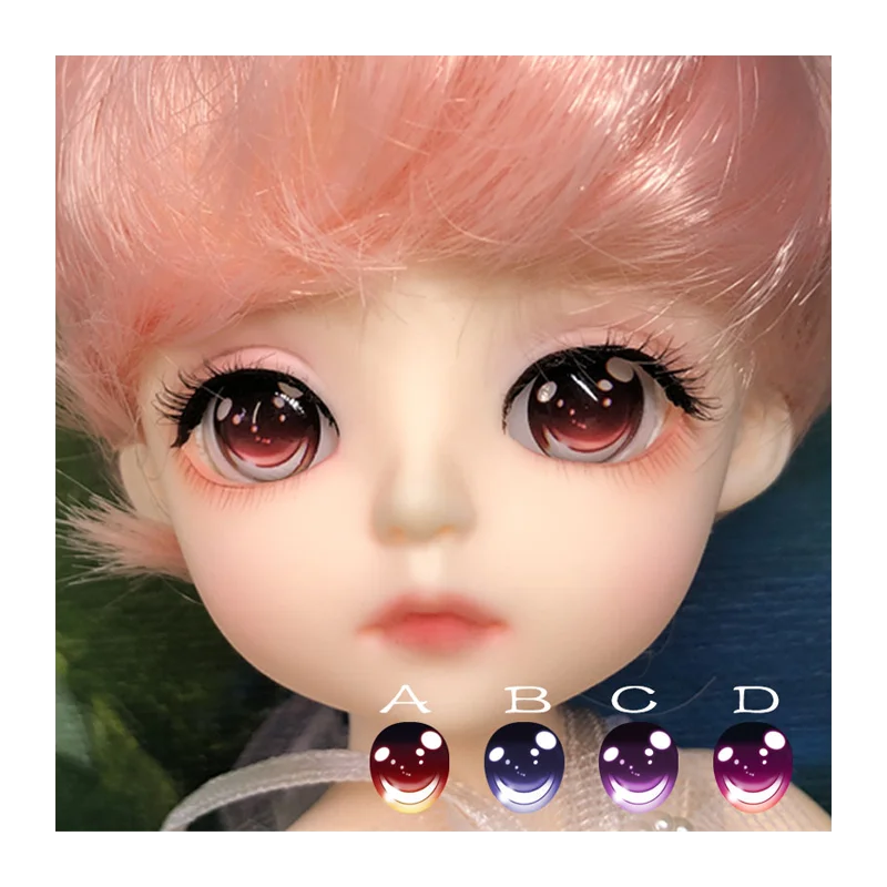 BJD кукольные глаза 10 мм-24 мм 4 цвета кукла Мультяшные для 1/12 1/8 1/6 1/4 DD аксессуары