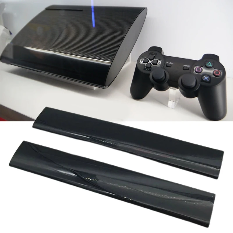 

Repair Part Black Cover Shell Front Housing Case Left Right Faceplate Panel for PS3 Slim 4000 Console