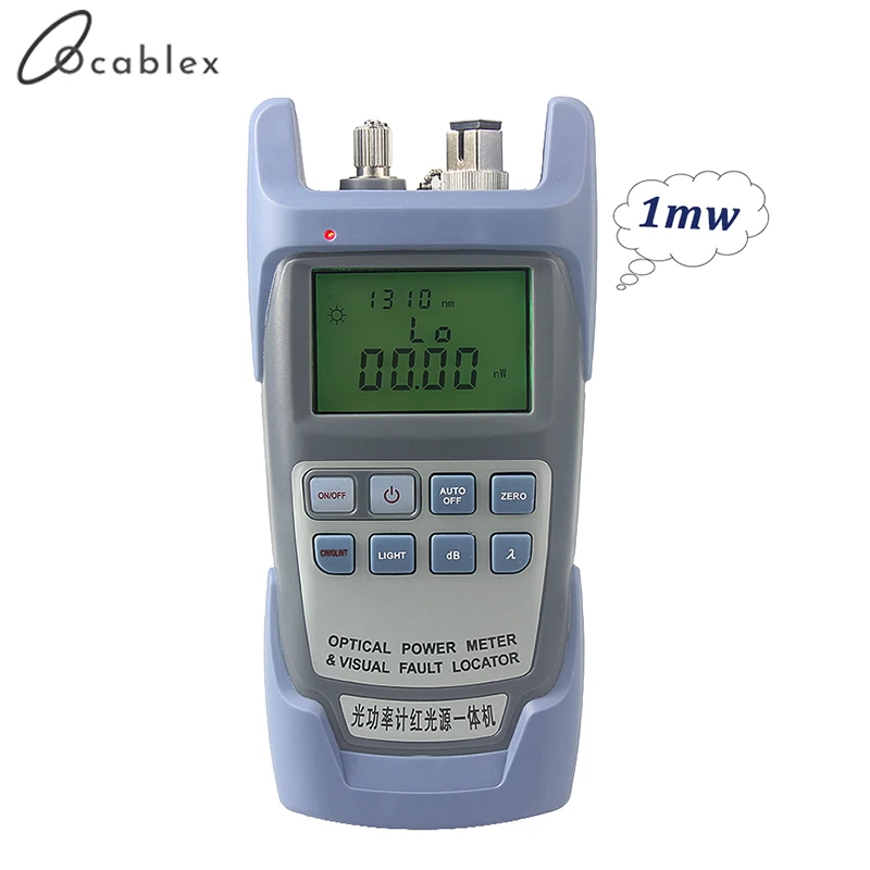 Free Shipping AUA 9 1MW Laser Power FTTH Fiber Optic Optical Power MeterVisual Fault Locator One machine Cable Tester
Free Shipping AUA 9 1MW Laser Power FTTH Fiber Optic Optical Power MeterVisual Fault Locator One machine Cable Tester