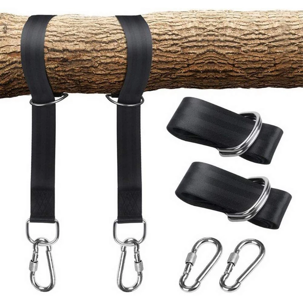 Tree Swing Hanging Straps Kit with Safer Carabiner Lock Snap Hooks Tree Swing & Hammocks, Hammock Strap Rope for Swings
Tree Swing Hanging Straps Kit with Safer Carabiner Lock Snap Hooks Tree Swing & Hammocks, Hammock Strap Rope for Swings