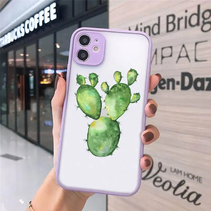 Green Cactus Plant Phone Cases matte transparent For iphone 7 8 11 12 plus mini x xs xr pro max cover
Green Cactus Plant Phone Cases matte transparent For iphone 7 8 11 12 plus mini x xs xr pro max cover