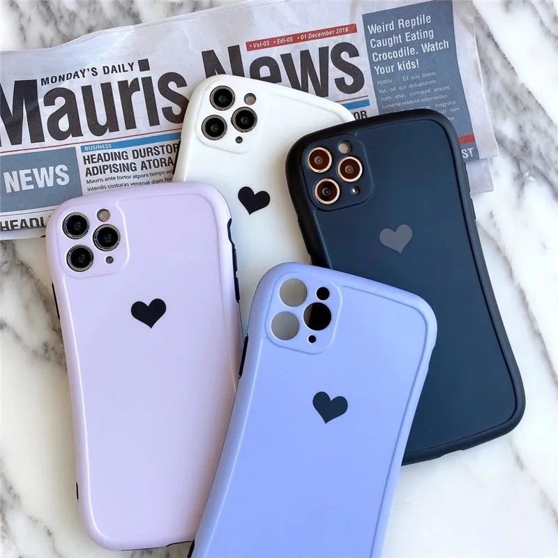 For iphone 12Pro Case,Pure Color With Heart Case For Iphone 12 Case,Soft TPU Back Protective Phone Cover For iphone 12Pro Max
For iphone 12Pro Case,Pure Color With Heart Case For Iphone 12 Case,Soft TPU Back Protective Phone Cover For iphone 12Pro Max