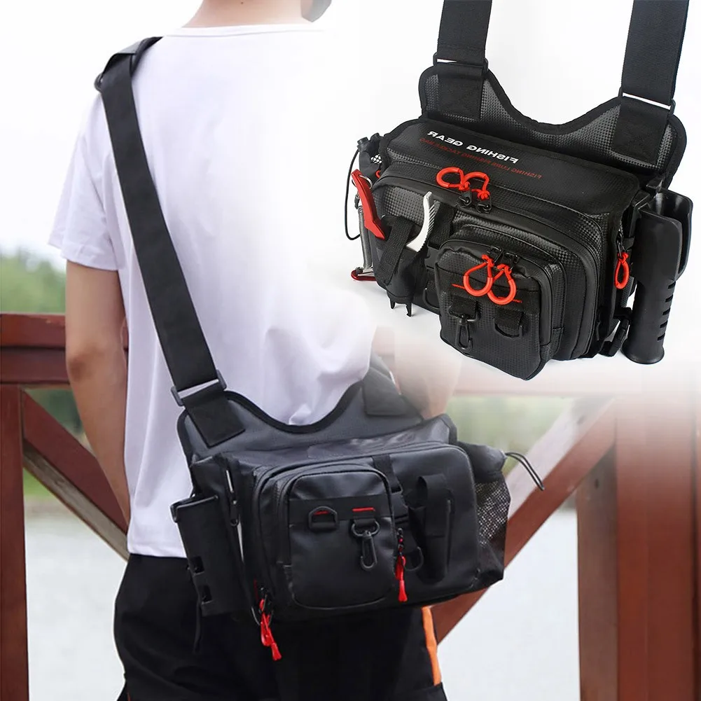 1pcs Multifunctional Fishing Tackle Bags Crossbody Bag With Rod Holder And Lure Slotted Camping Hiking Travel Pesca Fish Tackle
1pcs Multifunctional Fishing Tackle Bags Crossbody Bag With Rod Holder And Lure Slotted Camping Hiking Travel Pesca Fish Tackle