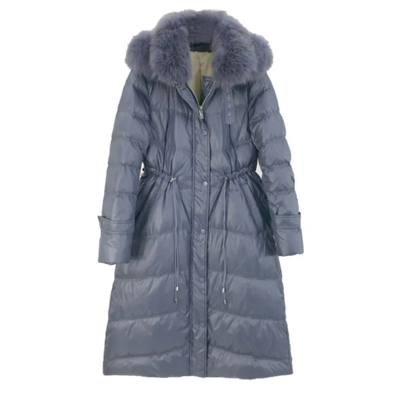 2019 New style winter down jacket women medium long Korean version fox big collar cotton white duck down fashion pure color coat
2019 New style winter down jacket women medium long Korean version fox big collar cotton white duck down fashion pure color coat