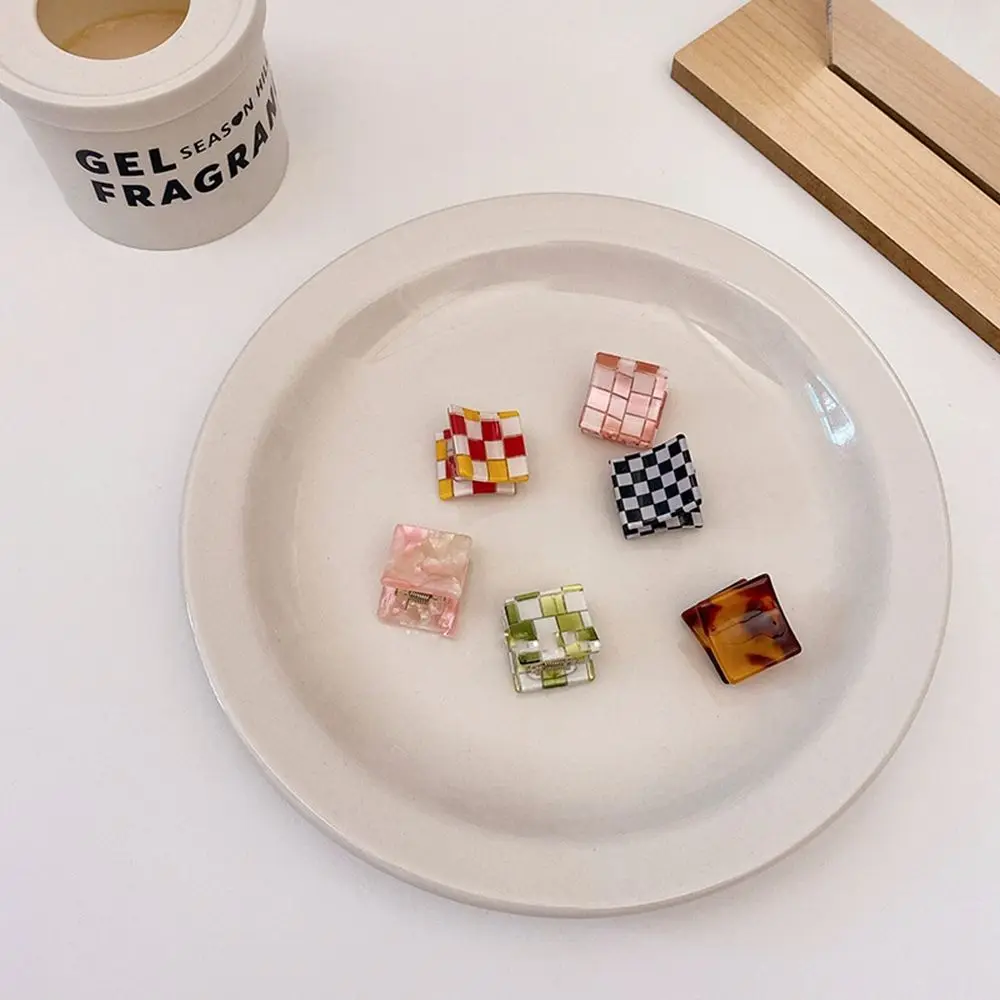 Simple Square Kids Acetate Geometry Korean Style Headwear Checkerboard Hairpin Female Hair clip Small Grabbing Clip
Simple Square Kids Acetate Geometry Korean Style Headwear Checkerboard Hairpin Female Hair clip Small Grabbing Clip