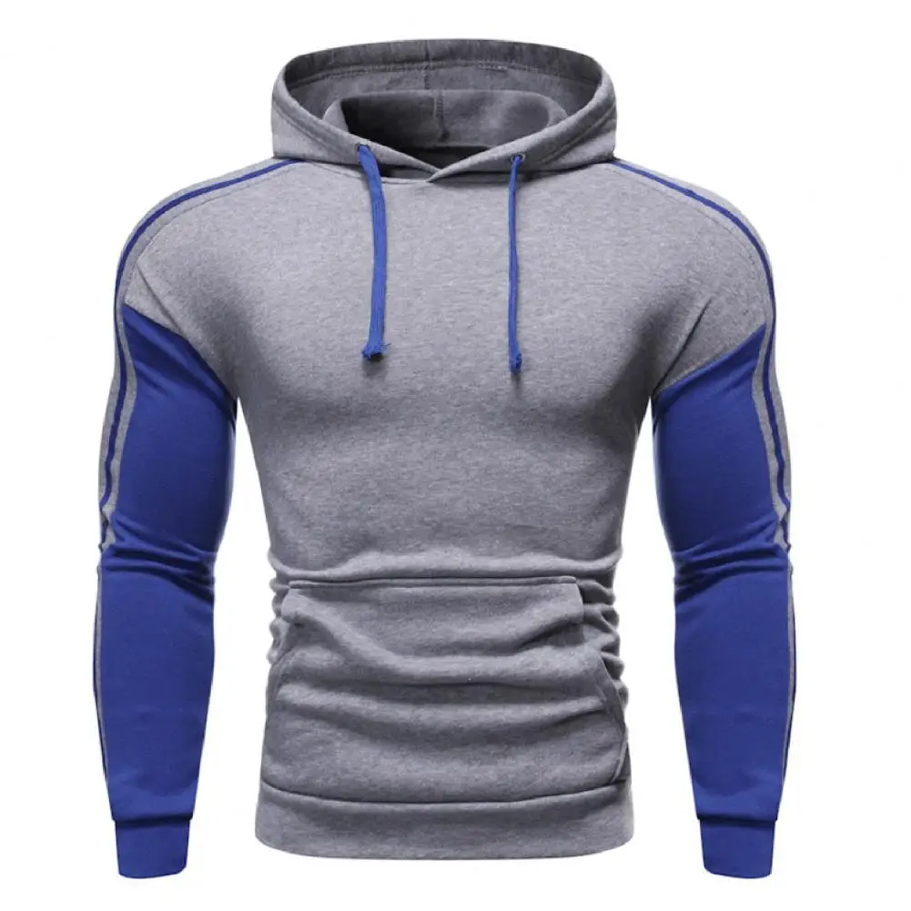 Autumn High Quality Men Casual Hoodie Hooded Warm Pullover Slim Stitching Color Sweatshirt Sports for Outdoor Tops 
Autumn High Quality Men Casual Hoodie Hooded Warm Pullover Slim Stitching Color Sweatshirt Sports for Outdoor Tops
