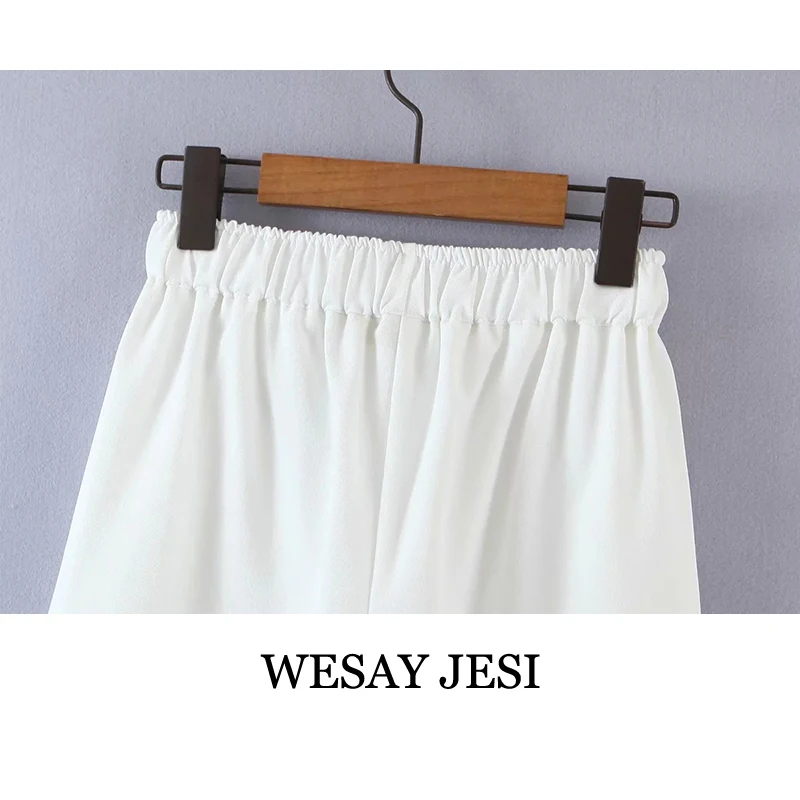 TRAF ZA Women's Clothing Pants Summer Chic Elegant Elastic High Waist Pants Slim Drawstring Long Trousers Vintage Office Lady
TRAF ZA Women's Clothing Pants Summer Chic Elegant Elastic High Waist Pants Slim Drawstring Long Trousers Vintage Office Lady