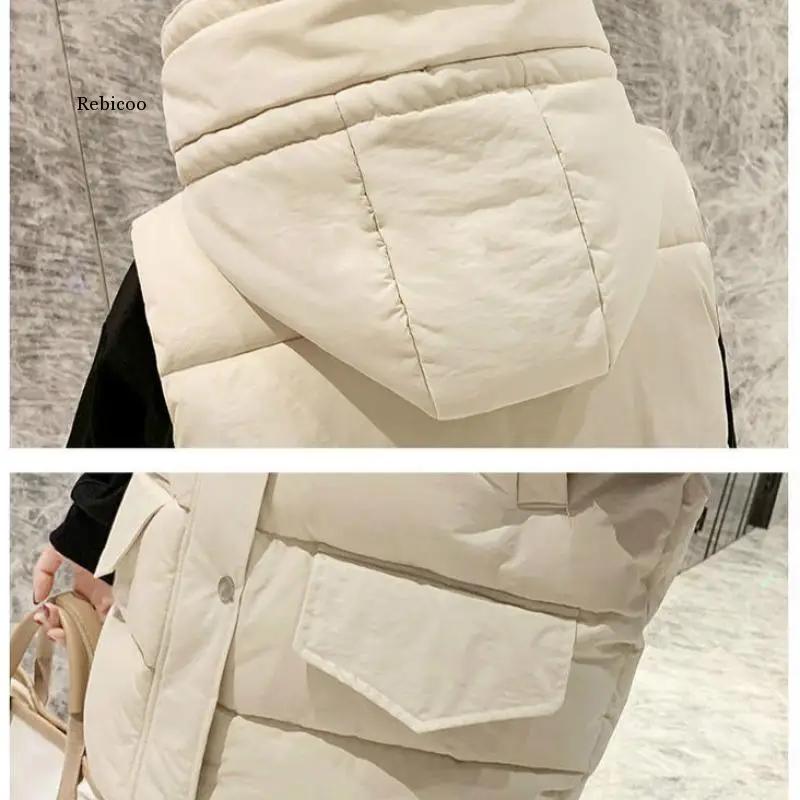 Women's Sleeveless Vest New Fashion Autumn and Winter Cotton Vest Women's Jacket Mid-Length Loose All-Match Women's Vest
Women's Sleeveless Vest New Fashion Autumn and Winter Cotton Vest Women's Jacket Mid-Length Loose All-Match Women's Vest