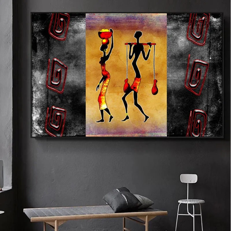 Abstract African Woman Man Work Figure Oil Painting on Canvas Posters and Prints Cuadros Art on the Wall Picture for Living Room
Abstract African Woman Man Work Figure Oil Painting on Canvas Posters and Prints Cuadros Art on the Wall Picture for Living Room