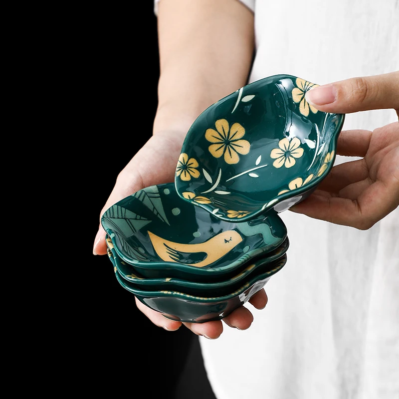 4 Pcs / Combo Ceramic Sauce Dish Set Korean Tableware Japanese Sushi Plate Colorful Glazed Underglaze Support Oven CZY52345
4 Pcs / Combo Ceramic Sauce Dish Set Korean Tableware Japanese Sushi Plate Colorful Glazed Underglaze Support Oven CZY52345
