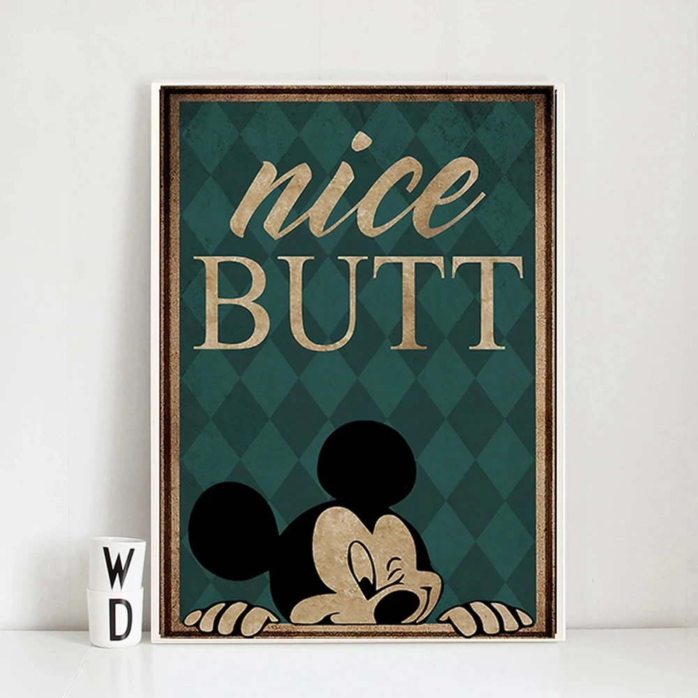 Home Decor Hd Prints Mickey Mouse Love Family Poster Pictures Wall Art Funny Bathroom Canvas Painting For Living Room No Frame
Home Decor Hd Prints Mickey Mouse Love Family Poster Pictures Wall Art Funny Bathroom Canvas Painting For Living Room No Frame