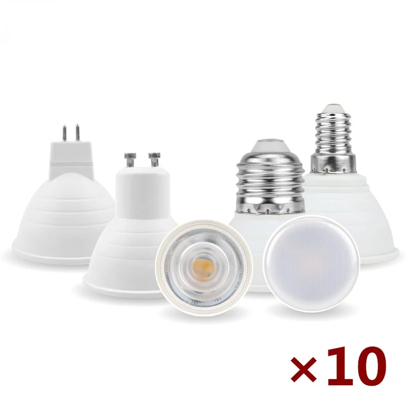 10pcs/lot MR16 GU10 E27 E14 Lampada LED Bulb 6W 220V Bombillas LED Lamp Spotlight Lampara LED Spot Light 24/120 degree Lighting
10pcs/lot MR16 GU10 E27 E14 Lampada LED Bulb 6W 220V Bombillas LED Lamp Spotlight Lampara LED Spot Light 24/120 degree Lighting