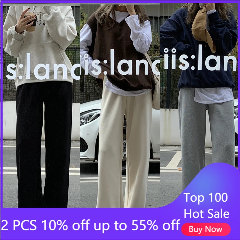 Женские брюки с высокой талией, Свободные повседневные брюки с широкими штанинами на осень и зиму, 195 #
Женские брюки с высокой талией, Свободные повседневные брюки с широкими штанинами на осень и зиму, 195 #