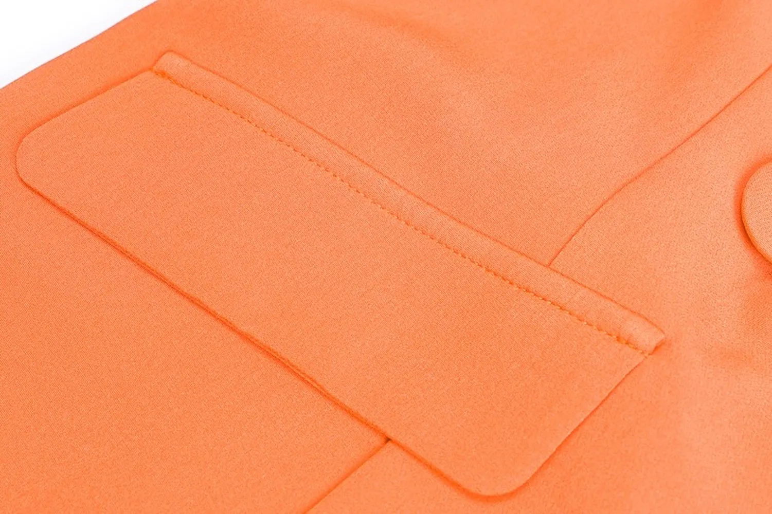 Women's Suit Jacket European Version 2021Spring New Solid Color Simple Long Suit Orange Coat Full Pockets Turn-down Collar Slim
Women's Suit Jacket European Version 2021Spring New Solid Color Simple Long Suit Orange Coat Full Pockets Turn-down Collar Slim