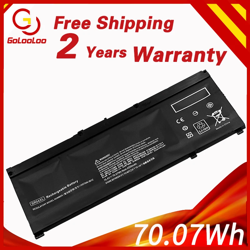 Аккумулятор для ноутбука Golooloo SR04XL для HP Omen 15-CE 15-CB 15-dc15-CX 917724-855 дюйма
Аккумулятор для ноутбука Golooloo SR04XL для HP Omen 15-CE 15-CB 15-dc15-CX 917724-855 дюйма
