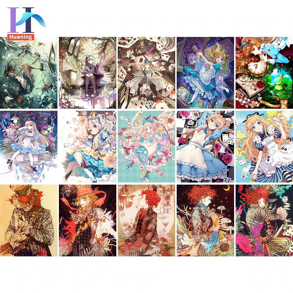 DIY Painting By Numbers Japanese Anime Series Acrylic Paint Handmade Oil Painting Mad Hatter Picture Wall Art Home Decor Gift
DIY Painting By Numbers Japanese Anime Series Acrylic Paint Handmade Oil Painting Mad Hatter Picture Wall Art Home Decor Gift
