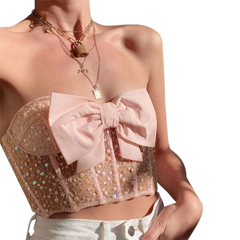 Elegant Sexy Woman Corset Street Style Crop Top Bra Short Tank Cami Top Female Bowknot Bustier Underwear
Elegant Sexy Woman Corset Street Style Crop Top Bra Short Tank Cami Top Female Bowknot Bustier Underwear