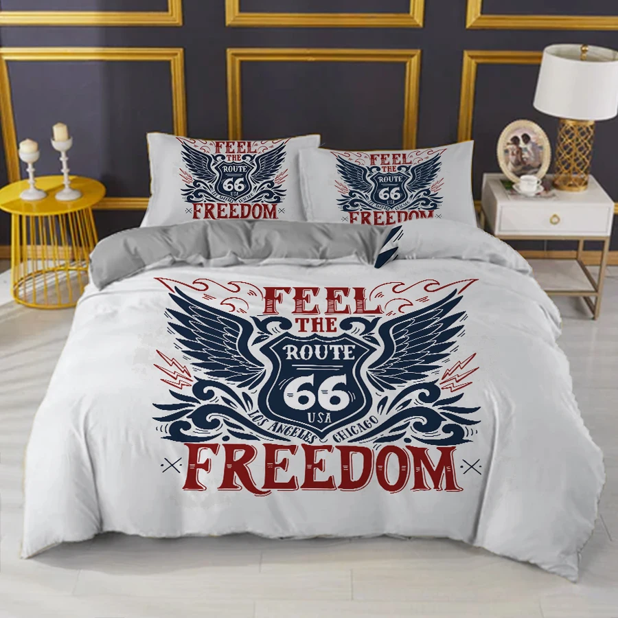 oentyo American Route 66 Bedding Set Duvet Cover Pillowcase Comforter Cover Kids Quilt Cover 2/3pcs US Twin Queen King Size
oentyo American Route 66 Bedding Set Duvet Cover Pillowcase Comforter Cover Kids Quilt Cover 2/3pcs US Twin Queen King Size