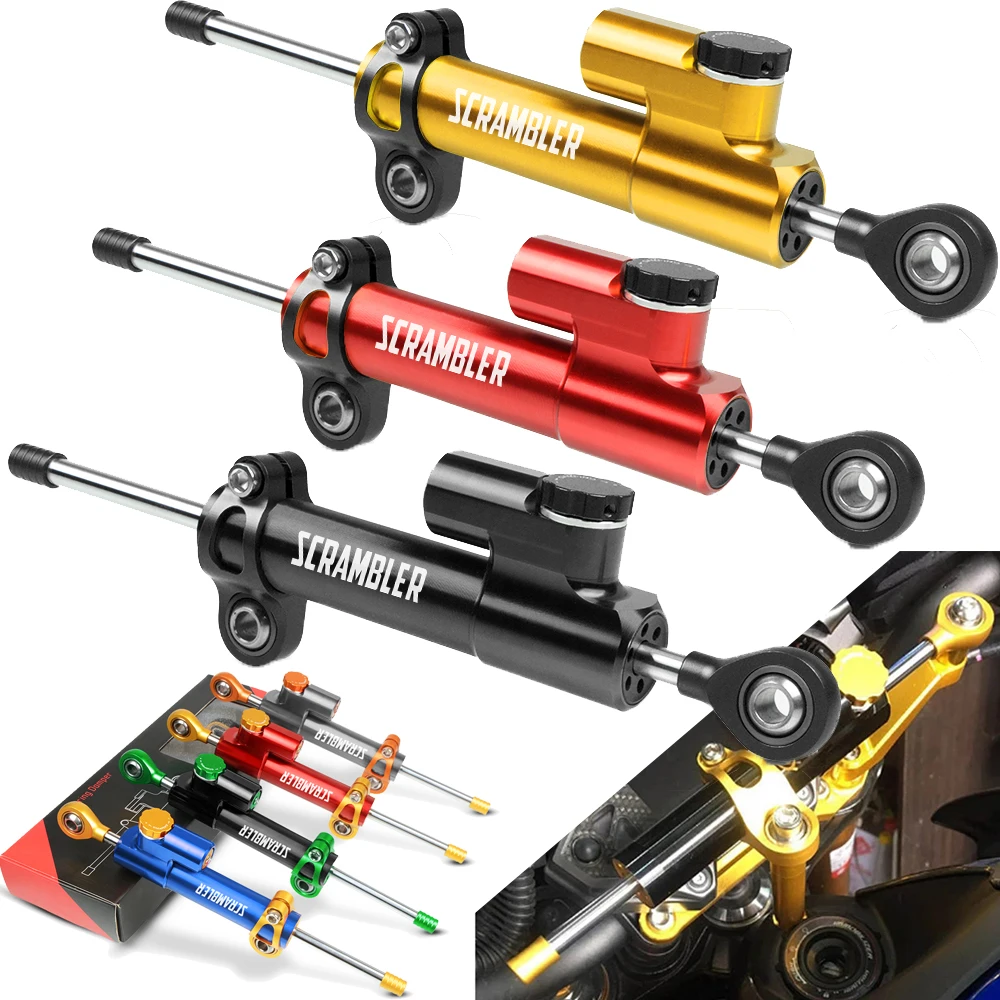 for DUCATI SCRAMBLER 2015-2018 2016 2017 2019 2020 Universal Aluminum Motorcycle Damper Steering Stabilize Safety Control
for DUCATI SCRAMBLER 2015-2018 2016 2017 2019 2020 Universal Aluminum Motorcycle Damper Steering Stabilize Safety Control