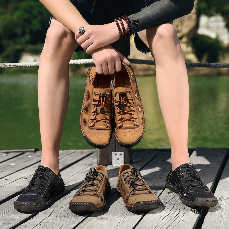 Sandals Outdoor Sandalias For Man Summer Shoes Men Beach Sandals Leather Transpirables Sandles Sandel Sandalia Masculina Couro
Sandals Outdoor Sandalias For Man Summer Shoes Men Beach Sandals Leather Transpirables Sandles Sandel Sandalia Masculina Couro