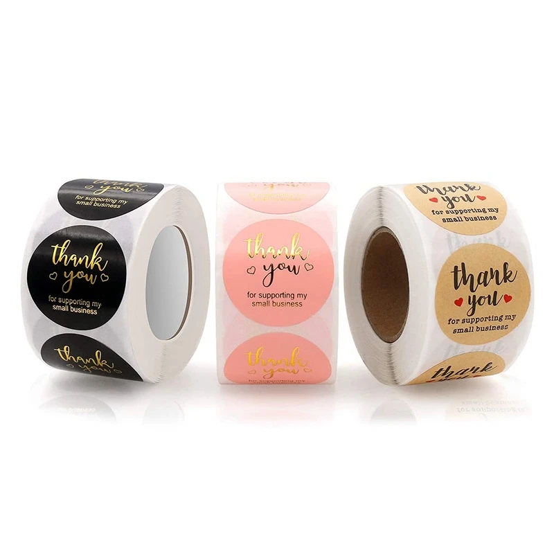 3 Rolls 1.5 Inch Thank You Stickers Labels Seals for Envelopes, Bubble Mailers and Gift Bags Packaging,500 Pcs Each Roll
3 Rolls 1.5 Inch Thank You Stickers Labels Seals for Envelopes, Bubble Mailers and Gift Bags Packaging,500 Pcs Each Roll