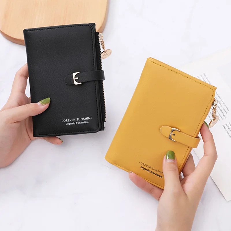 Women Wallet with Coin Purse Ladies Solid Color Purse Woman‘s Wallets with Card Slots Large Multiple Card Slots Short Wallets
Women Wallet with Coin Purse Ladies Solid Color Purse Woman‘s Wallets with Card Slots Large Multiple Card Slots Short Wallets