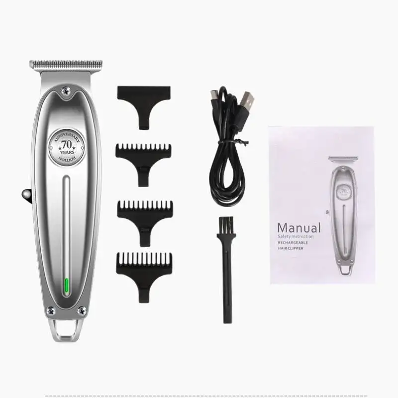 Hair Clipper Barber Professional All Metal Men Electric Cordless Clipper Hair Trimmer 0mm Razor Blade Comb Hair Cutter Haircut
Hair Clipper Barber Professional All Metal Men Electric Cordless Clipper Hair Trimmer 0mm Razor Blade Comb Hair Cutter Haircut