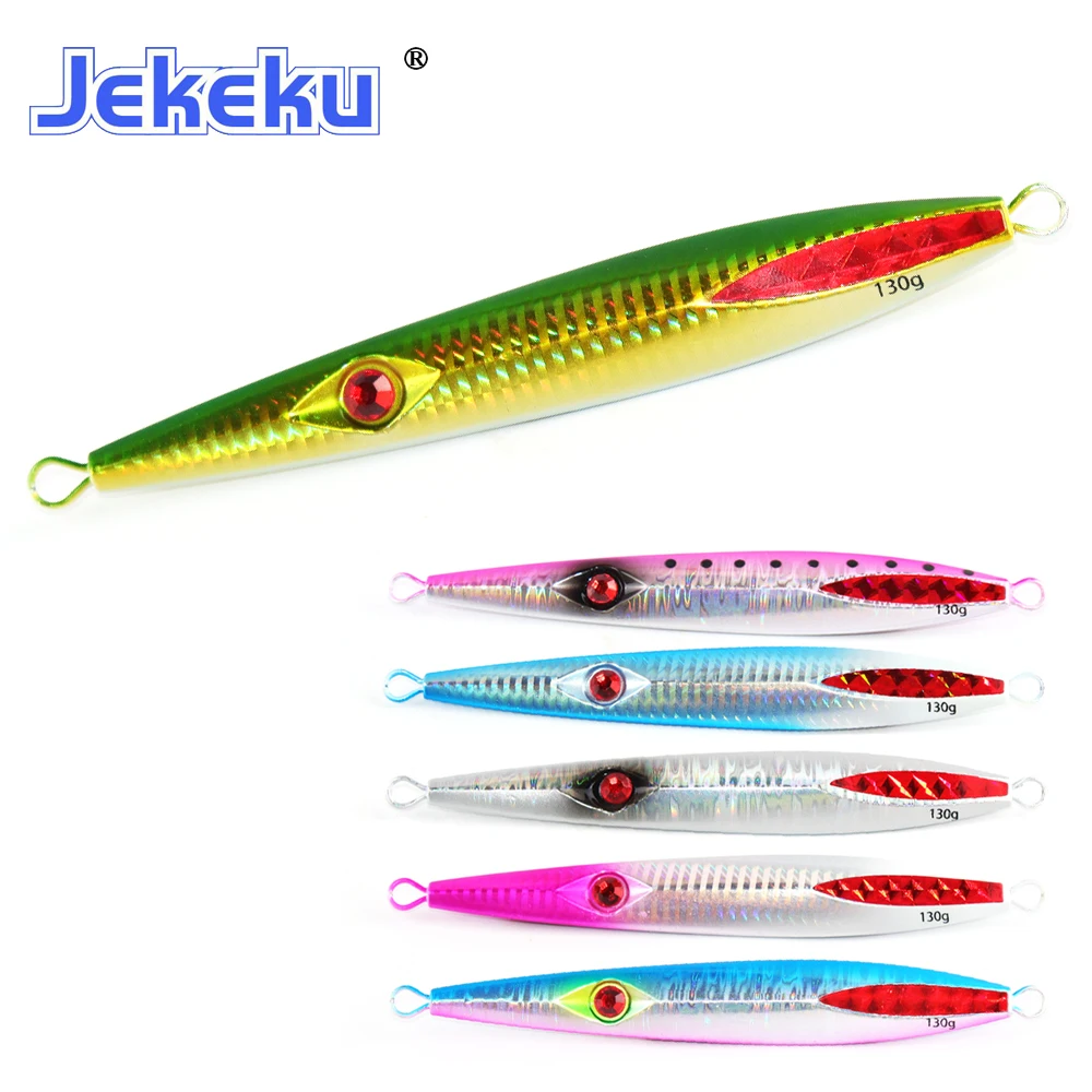 JEKEKU NEW 5pcs Boat Sinking Jig Fishing Metal Casting Lure 130g 160g Saltwater Metal Fishing Lure Artificial Bait Casting Bait
JEKEKU NEW 5pcs Boat Sinking Jig Fishing Metal Casting Lure 130g 160g Saltwater Metal Fishing Lure Artificial Bait Casting Bait