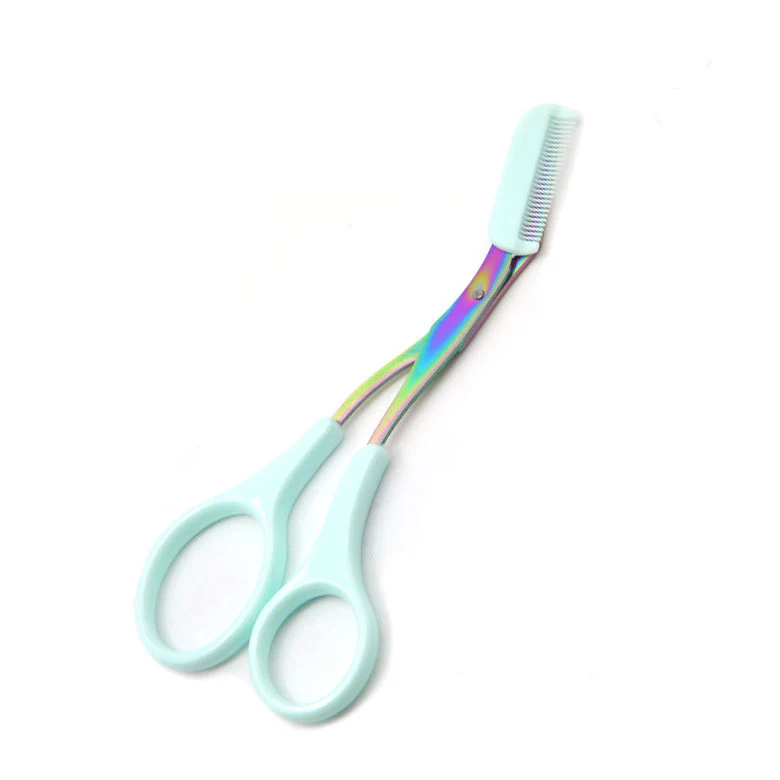 NEW Eyebrow Trimmer Scissor DIY with Comb Facial Hair Removal Grooming Shaping Shaver Cosmetic Makeup Accessories clever cutter
NEW Eyebrow Trimmer Scissor DIY with Comb Facial Hair Removal Grooming Shaping Shaver Cosmetic Makeup Accessories clever cutter